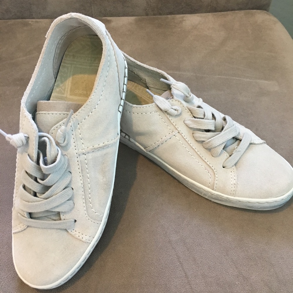 Dolce Vida Cream Tennis Shoes